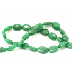 Perles de Pierre Jade Ovales 10x8mm Multicolore Fil 39cm 37pc env Perles de Pierre Jade Ovales 10x8mm Multicolore Fil 39cm 37pc env