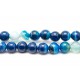 2pc - Perles de Pierre - Agate Bleue Boules 14mm   4558550030672