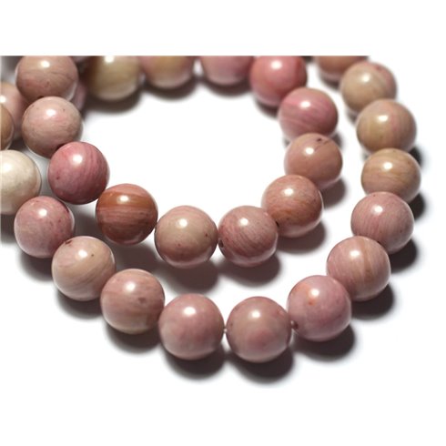 20pc - Perles de Pierre - Rhodonite Boules 4mm - 4558550037404