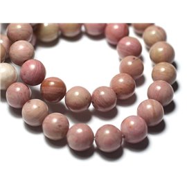 20pc - Perles de Pierre - Rhodonite Boules 4mm - 4558550037404