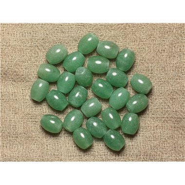 5pc - Perles de Pierre - Aventurine Verte Tonneaux 10x8mm - 4558550033963