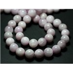 2pc - Perles de Pierre - Kunzite rose Boules 10mm - 8741140022263 