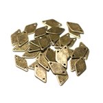 10pc - Connecteurs Perles Pendentifs Boucles d'oreilles Métal Bronze Losanges 15mm - 8741140021129 