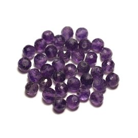 1pc - Stone Pearl - Amethyst Faceted Ball 5mm - 8741140020276 