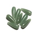 1pc - Perle de Pierre - Aventurine verte Goutte 30x10mm - 8741140019720