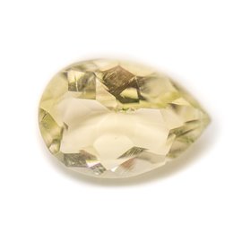 N1 - Cabochon Stone - Yellow Topaz Faceted Drop 16x11mm - 8741140018952 
