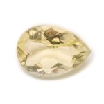 N1 - Cabochon Pierre - Topaze Jaune Facettée Goutte 16x11mm - 8741140018952 