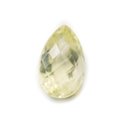 N3 - Cabochon Pierre - Topaze Jaune Facettée Goutte 18x11mm - 8741140018976 