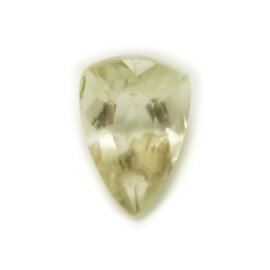 N13 - Cabochon Stone - Yellow Topaz Faceted Drop 17x11mm - 8741140019072 