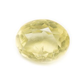 N21-1 - Cabochon Stone - Facet Geel Topaas Ovaal 11x9mm - 8741140019157 