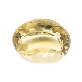 N21-3 - Pietra cabochon - Topazio giallo sfaccettato ovale 11x9 mm - 8741140019171 