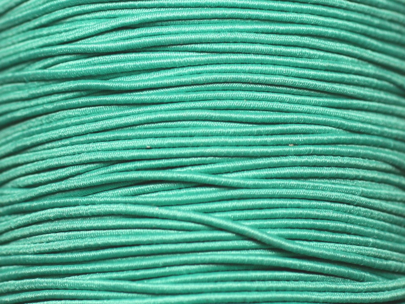 5 mètres - Fil Cordon Tissu Elastique 1mm Vert Turquoise Emeraude - 8741140018792 