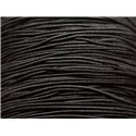 5 mètres - Fil Cordon Tissu Elastique Nylon 1mm Noir - 8741140018808 