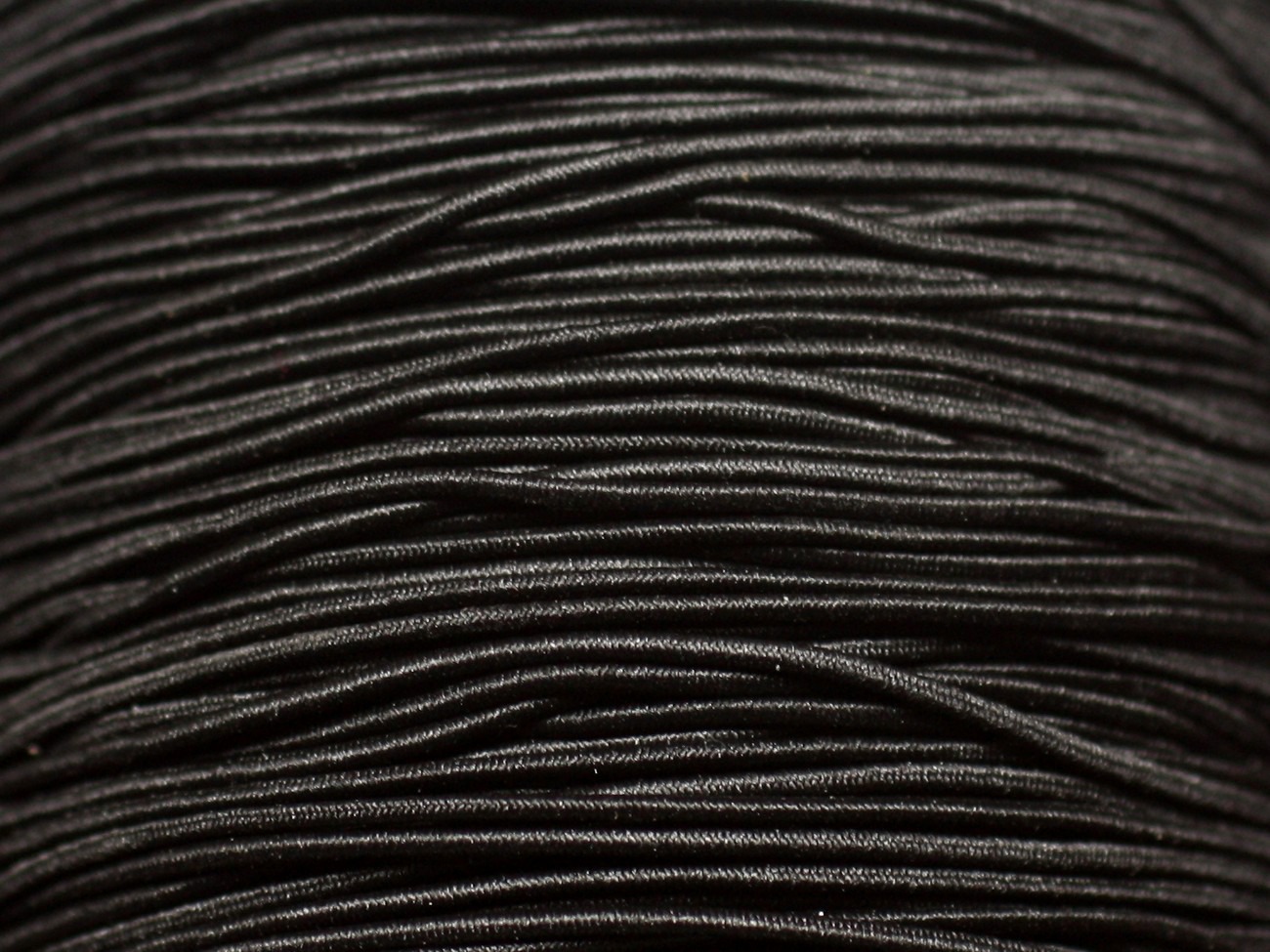 5 mètres - Fil Cordon Tissu Elastique Nylon 1mm Noir - 8741140018808 