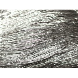 Knäuel ca. 40 Meter - Fadenschnur Stoff Nylon 0,3 mm Silbergrau - 8741140018822