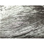 Echeveau 40 mètres env - Fil Cordon Tissu Nylon 0.3mm Gris Argenté - 8741140018822 Echeveau 40 mètres env - Fil Cordon Tissu Nylon 0.3mm Gris Argenté - 8741140018822