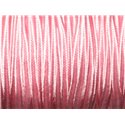 5 mètres - Fil Cordon Lanière Tissu Soutache Satin 2.5mm Rose clair bonbon pastel - 8741140018921 