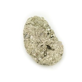 N3 - Cabochon de Pierre - Pyrite dorée brut 31x19mm - 8741140018334 