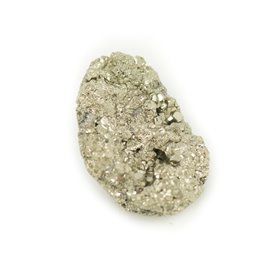 N3 - Cabochon de Pierre - Raw golden pyrite 31x19mm - 8741140018334 