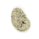 N3 - Cabochon de Pierre - Pyrite dorée brut 31x19mm - 8741140018334 