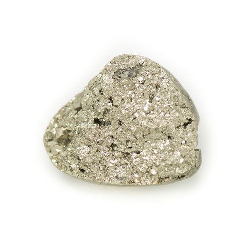 N4 - Cabochon de Pierre - Pyrite dorée brut 25x20mm - 8741140018341 