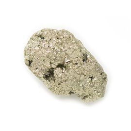 N6 - Cabochon de Pierre - Roher goldener Pyrit 29x17mm - 8741140018365 
