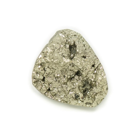 N7 - Cabochon de Pierre - Pyrite dorée brut 25x20mm - 8741140018372 