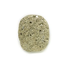 N10 - Cabochon in pietra - Pirite dorata grezza 22x18mm - 8741140018402 