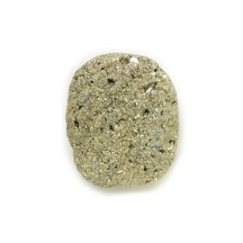 N10 - Cabochon de Pierre - Pirita dorada cruda 22x18mm - 8741140018402 