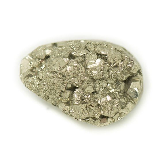 N11 - Cabochon de Pierre - Pyrite dorée brut 24x16mm - 8741140018419 