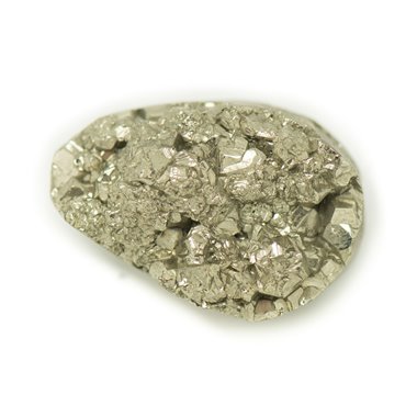 N11 - Cabochon de Pierre - Pyrite dorée brut 24x16mm - 8741140018419 