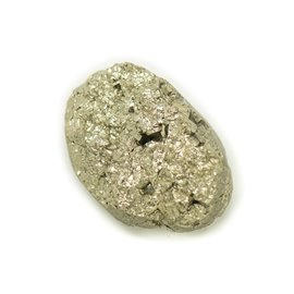 N14 - Cabochon in pietra - Pirite dorata grezza 23x16mm - 8741140018440 