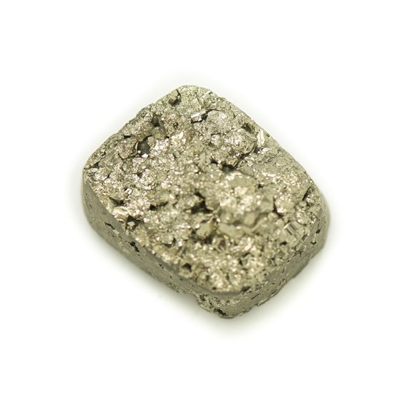 N15 - Cabochon de Pierre - Pyrite dorée brut 20x16mm - 8741140018457 