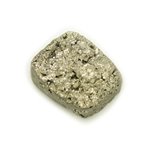 N15 - Cabochon de Pierre - Pyrite dorée brut 20x16mm - 8741140018457 