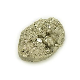 N20 - Cabochon de Pierre - Roher goldener Pyrit 23x16mm - 8741140018501 