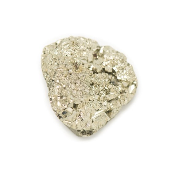 N22 - Cabochon de Pierre - Pyrite dorée brut 23x21mm - 8741140018525 