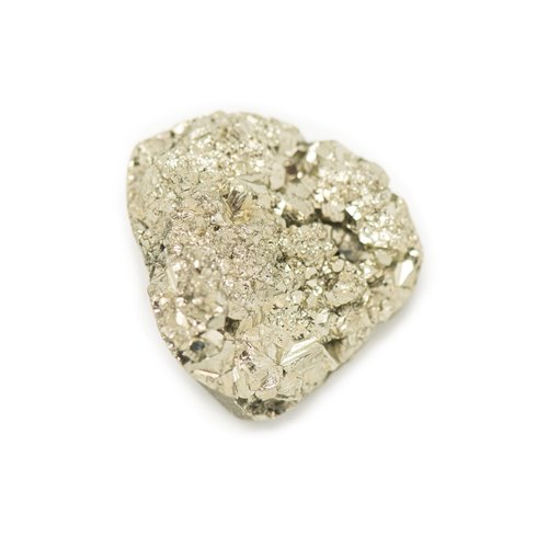 N22 - Cabochon de Pierre - Pyrite dorée brut 23x21mm - 8741140018525 