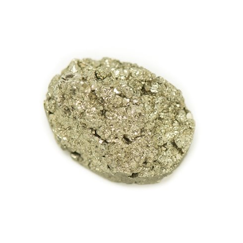 N23 - Cabochon de Pierre - Pyrite dorée brut 23x17mm - 8741140018532 