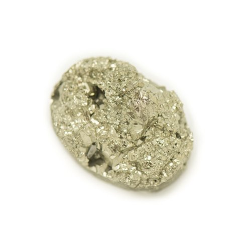 N24 - Cabochon de Pierre - Pyrite dorée brut 22x15mm - 8741140018549 