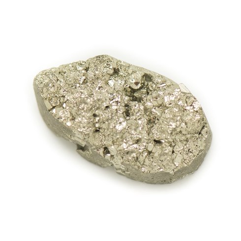 N18 - Cabochon de Pierre - Pyrite dorée brut 24x13mm - 8741140018488 