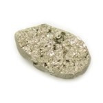 N18 - Cabochon de Pierre - Pyrite dorée brut 24x13mm - 8741140018488 