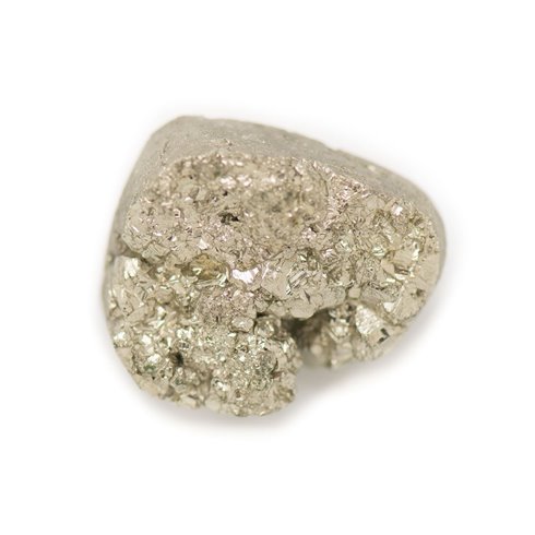 N26 - Cabochon de Pierre - Pyrite dorée brut 21x18mm - 8741140018563 