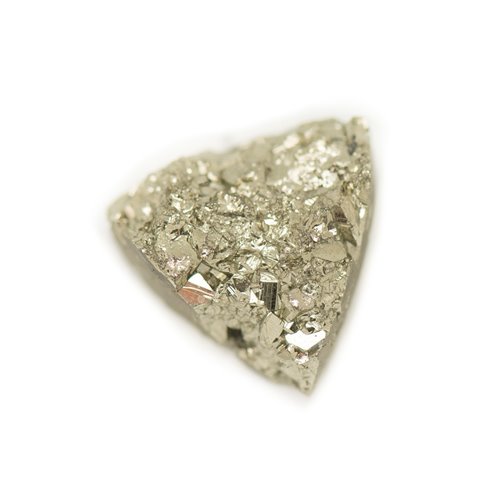 N27 - Cabochon de Pierre - Pyrite dorée brut 19x18mm - 8741140018570 