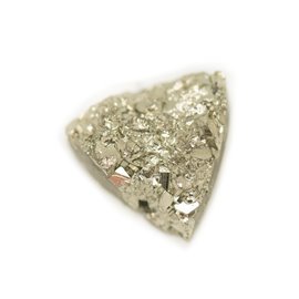 N27 - Cabochon de Pierre - Roher goldener Pyrit 19x18mm - 8741140018570 