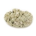 N28 - Cabochon de Pierre - Pyrite dorée brut 25x15mm - 8741140018587 