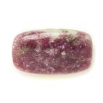 N2 - Cabochon Pierre - Lépidolite violet rose Rectangle 31x18mm - 8741140017924 