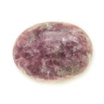 N9 - Cabochon Pierre - Lépidolite violet rose Ovale 29x22mm - 8741140017993 