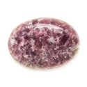 N12 - Cabochon Pierre - Lépidolite violet rose Ovale 34x24mm - 8741140018020 