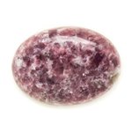 N12 - Cabochon Pierre - Lépidolite violet rose Ovale 34x24mm - 8741140018020 