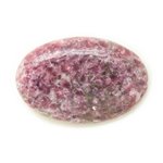 N17 - Cabochon Pierre - Lépidolite violet rose Ovale 39x26mm - 8741140018075 